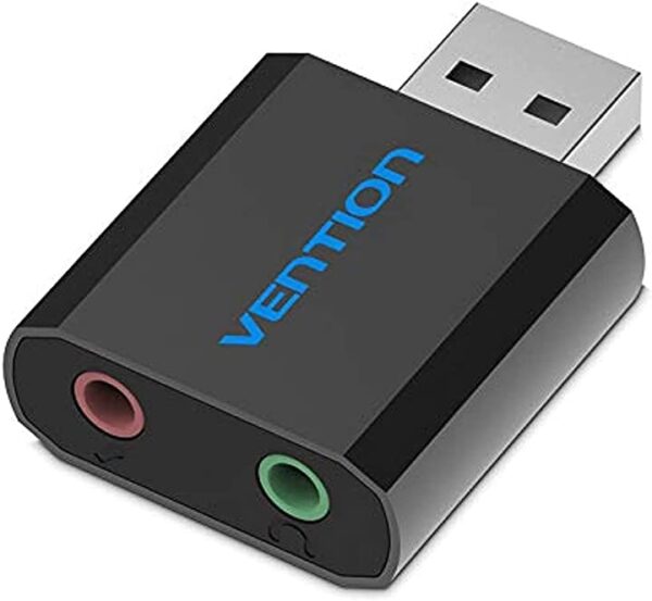 فينشن ميتال USB 2.0 بطاقة صوت خارجية 5.1 وصلة تشغيل وستيريو ، اسود ، VAB-S17 تمتع بصوت عالي الجودة مع فينشن ميتال USB 2.0 بطاقة صوت خارجية 5.1، سهل الاستخدام ويوفر صوتاً واضحاً وجودة ستيريو لتجربة استماع ممتعة، اشترِ الآن!