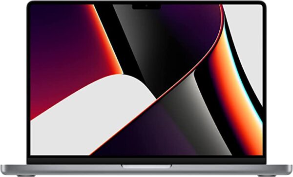MacBook Pro من Apple (مقاس 16 إنش، شريحة Apple M1 Max مع وحدة معالجة مركزية مع 10 نوى ووحدة معالجة رسومات غرافيك مع 32 نواة، ذاكرة RAM سعة 32GB، قرص SSD سعة 1TB) - رمادي فلكي; عربي/إنكليزي احصل على MacBook Pro من Apple بشاشة 16 إنش، شريحة Apple M1 Max، RAM سعة 32GB، وقرص SSD سعة 1TB. متوفر باللون الرمادي الفلكي باللغتين العربية والإنكليزية.