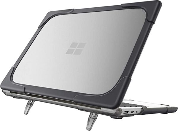 جراب ProCase لجهاز الكمبيوتر المحمول Microsoft Surface Go 12.4 بوصة، جراب واقي مزدوج الطبقة متين رفيع ومتين مع مسند قابل للطي لجهاز الكمبيوتر المحمول Surface Go 12.4 بوصة إصدار 2020 - أسود احمِ جهاز الكمبيوتر المحمول Surface Go 12.4 بوصة بجراب ProCase الواقي المزدوج الطبقة، مع مسند قابل للطي، متين ورفيع. لجهاز الكمبيوتر المحمول Surface Go 12.4 بوصة إصدار 2020 - أسود.