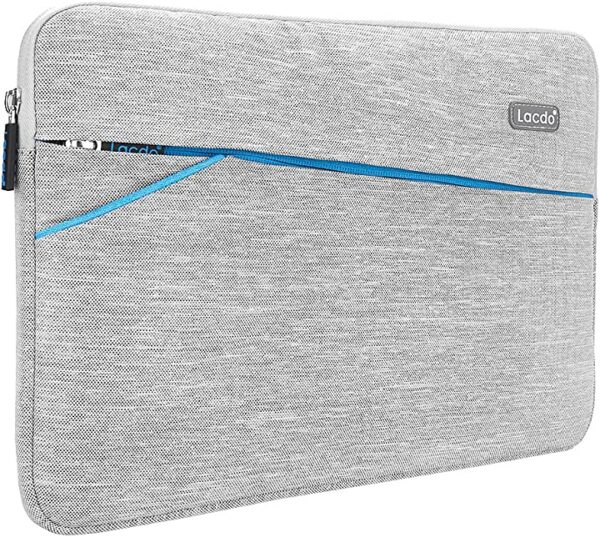 حقيبة كمبيوتر محمول مقاس 15 بوصة من Lacdo لجهاز MacBook Pro A2485 A2141 2019-2021 | 15 بوصة Old MacBook Pro 2012-2018 | 15 "Surface Book 3 2 | Dell XPS 15 حقيبة الكمبيوتر المحمول المقاومة للماء، رمادي احصل على حقيبة كمبيوتر محمول مقاس 15 بوصة مقاومة للماء من Lacdo لـ MacBook Pro و Surface Book 3 و Dell XPS 15 باللون الرمادي، تناسب أجهزتك بشكل مثالي.