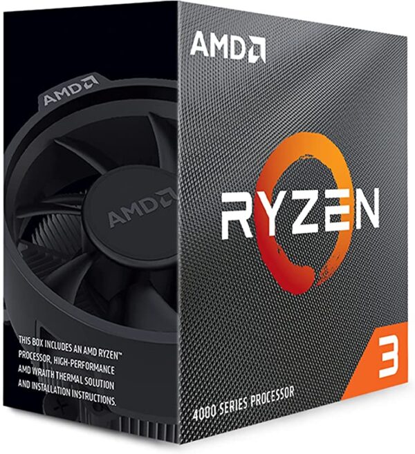 معالج AMD رايزن 3 4100 لجهاز الكمبيوتر المكتبي من ايه ام دي، (رباعي النواه، 8 خيوط، ذاكرة تخزين مؤقتة 6 ميجابايت، دعم يصل الي 4.0 GHz) احصل على أداء عالي مع معالج AMD رايزن 3 4100، رباعي النواة، 8 خيوط، وذاكرة تخزين مؤقتة 6 ميجابايت، ودعم يصل إلى 4.0 GHz لجهاز الكمبيوتر المكتبي من AMD